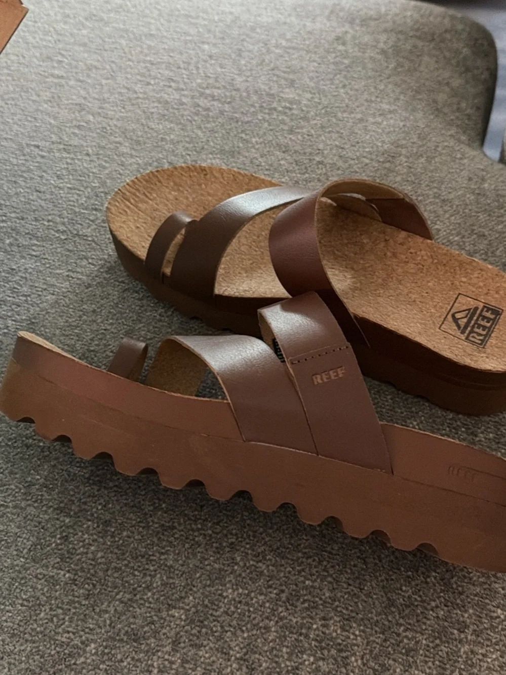 Reef Brown Cork Footbed Women's Sandals